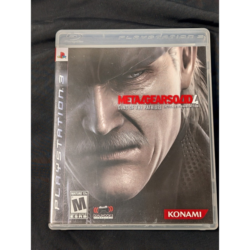 Metal Gear Solid 4 Guns of the Patriots PS3 2008 CIB Complete Kojima Action